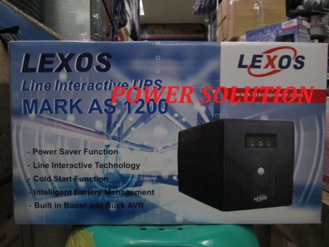 Promo Lexos Ups 1200va With Avr / Stabilizer Diskon 23% Di Seller ...