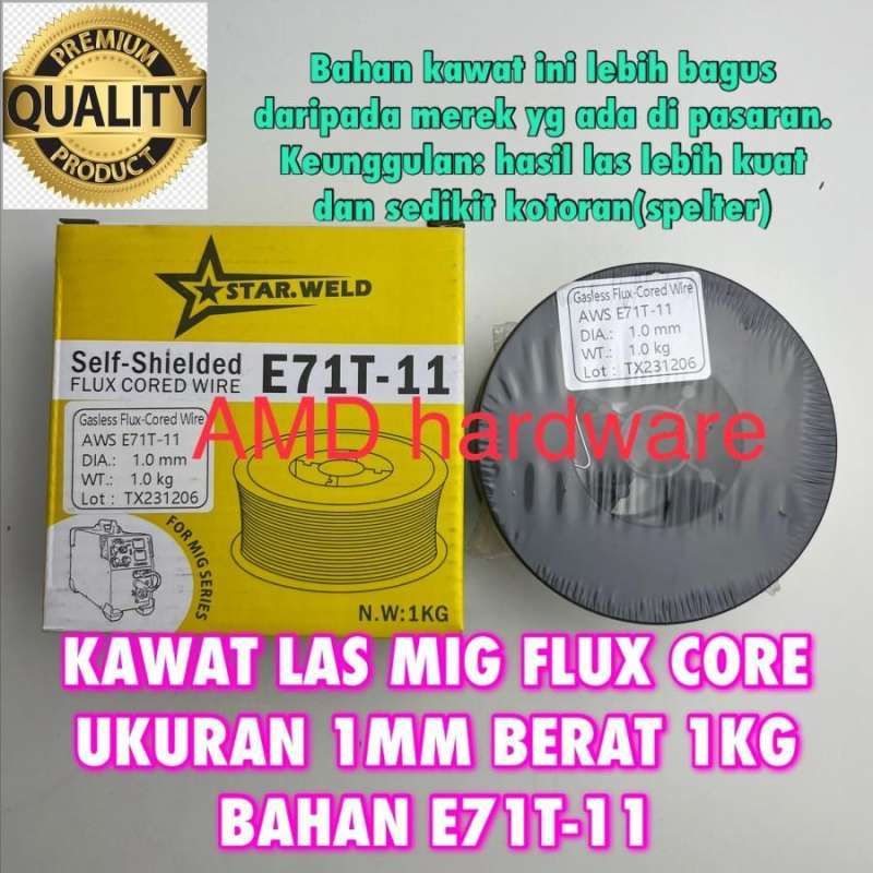 Jual Kawat Las Co2 Flux Core Wire Migi 130 Mig 1kg Redbo (daiden ...