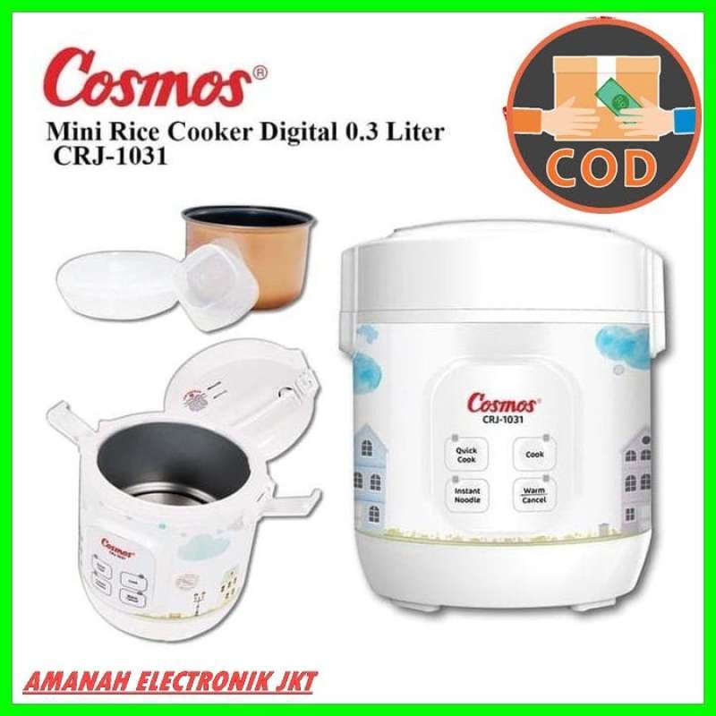 Promo Cosmos Mini Digital Rice Cooker 4 In 1 - Crj-1031 Diskon 23% Di ...