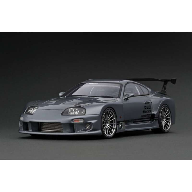 1/18 IGNITION TOP SECRET GT300 SUPRA JZA80 GUN METALLIC