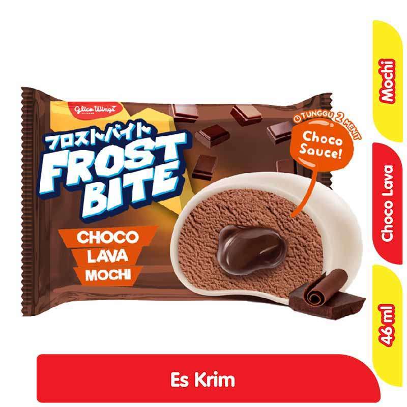 Glico Wings Frostbite Es Krim Mochi Choco Lava 46 ml