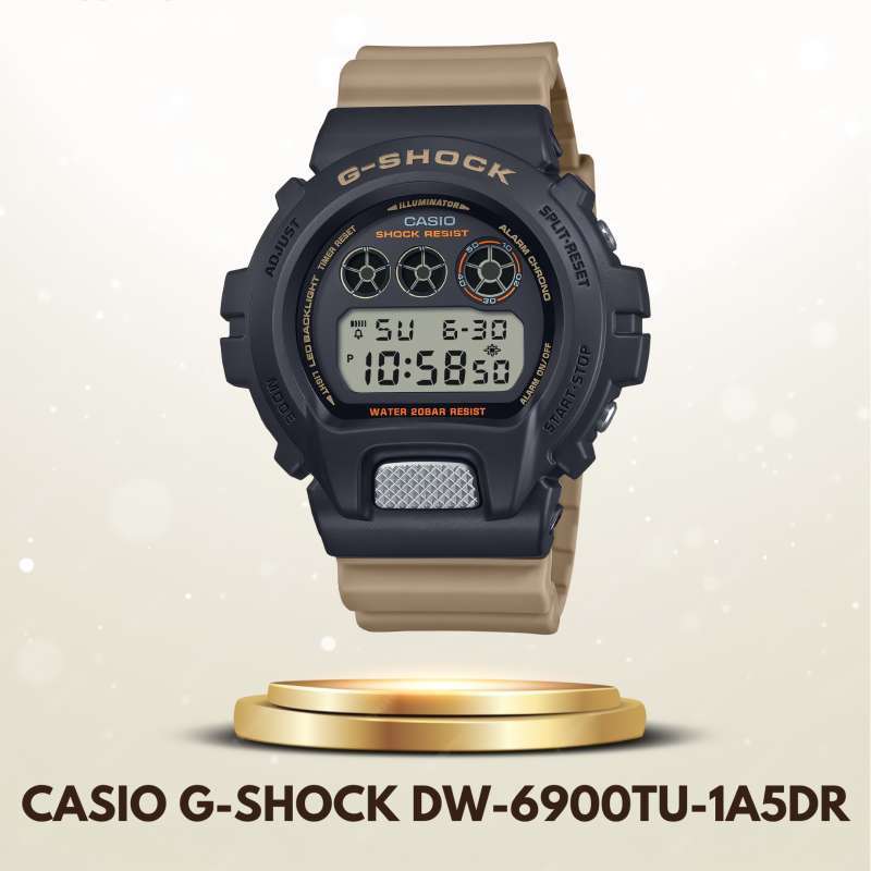 Casio G-Shock Two-Tone DW-6900TU-1A5DR Jam Tangan Pria Original