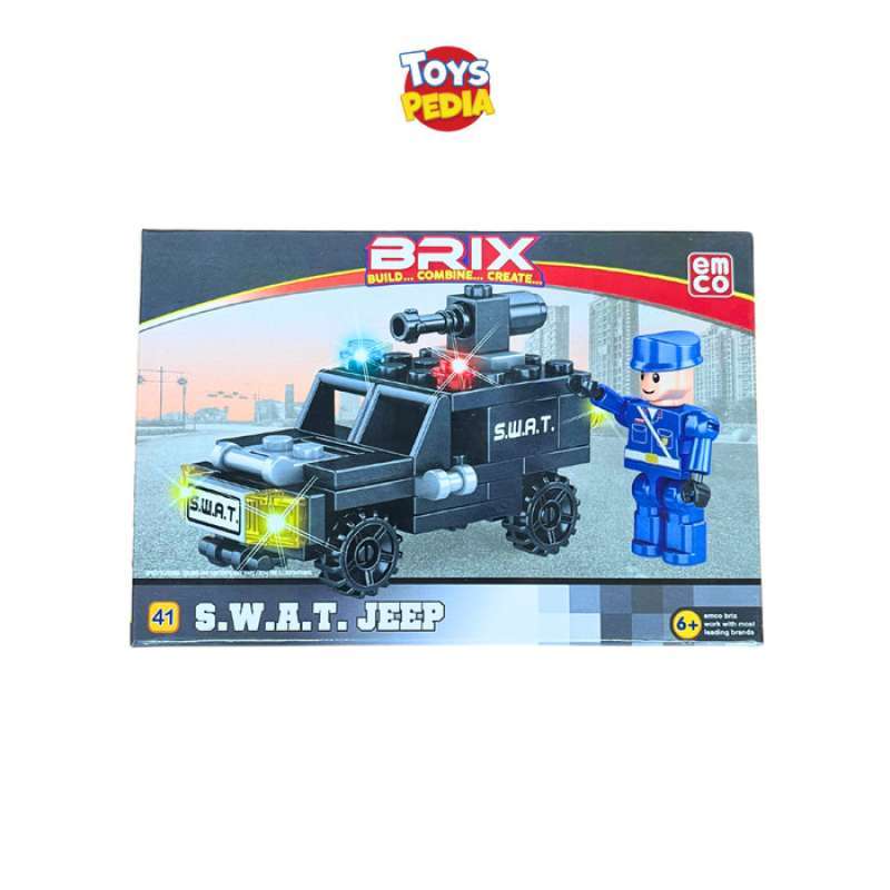 Promo Mainan Bricks Anak Building Blocks Emco Brix 8000 Series 12