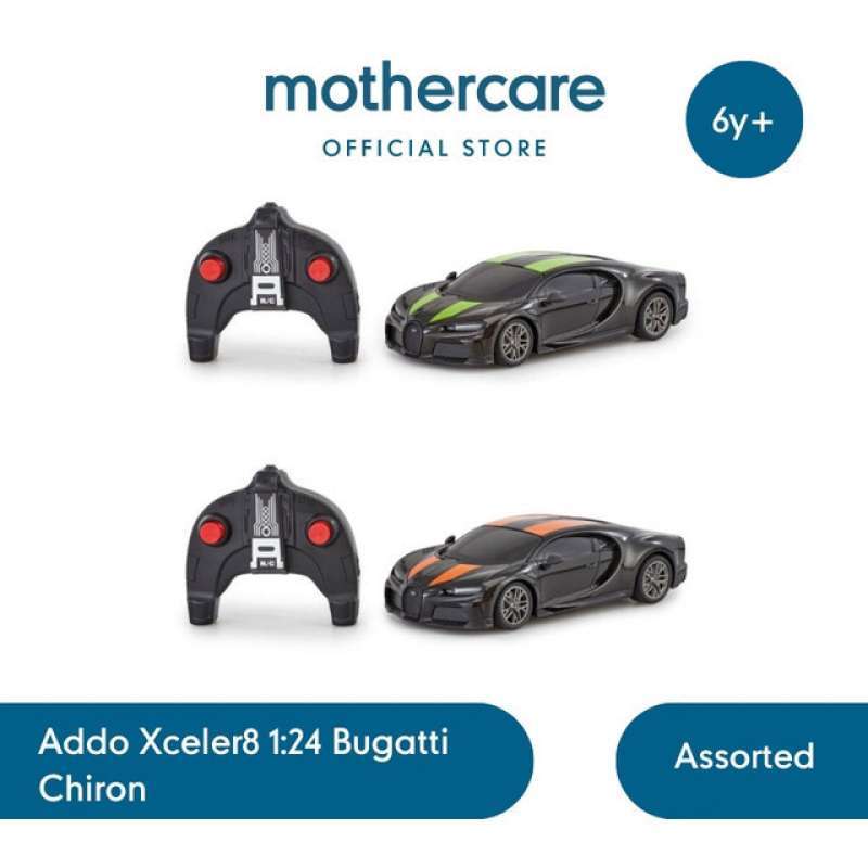 Addo Xceler8 1:24 Bugatti Chiron (Assorted) Mobil Remote Control