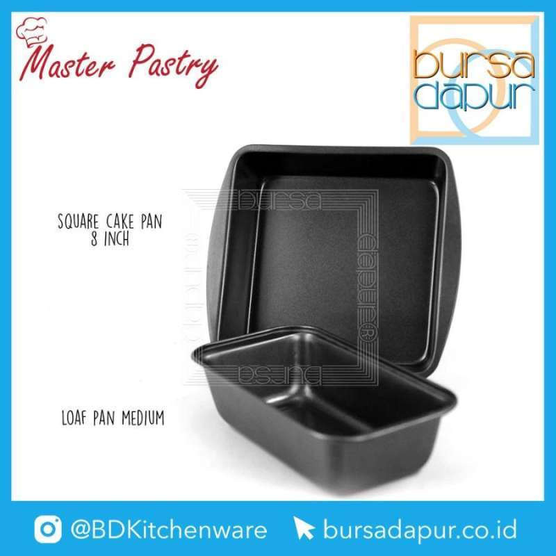 Jual Value Pcs Set Loaf Pan M Square Cake Pan Di Seller Bursa