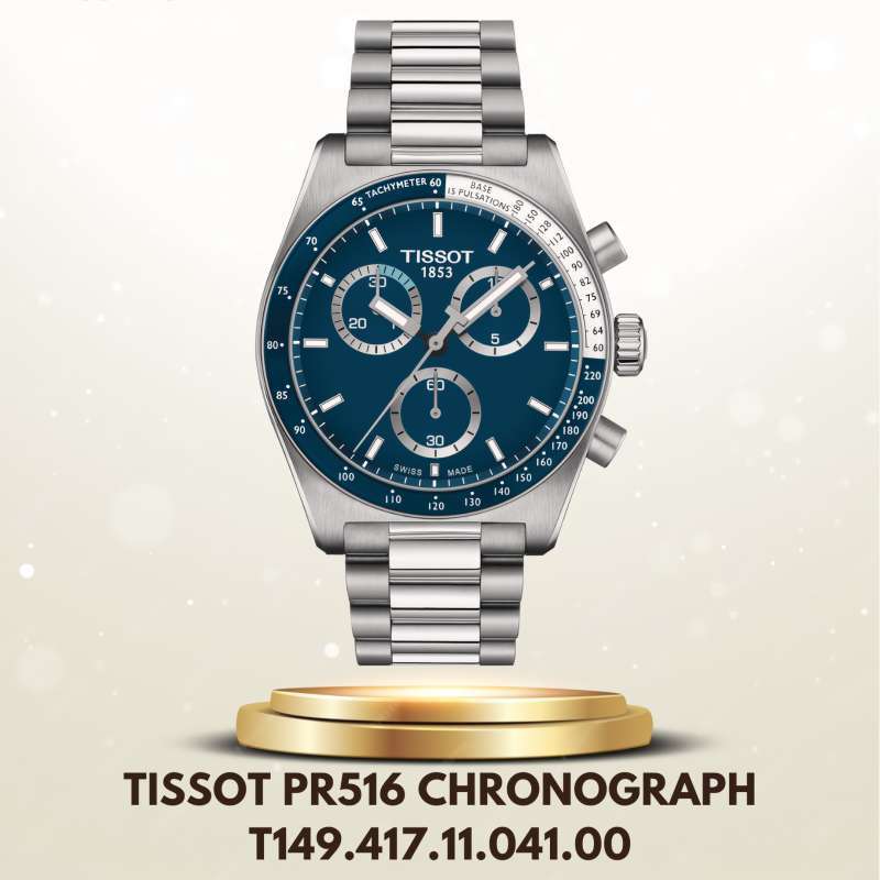 Tissot PR516 Chronograph Jam Tangan Original
