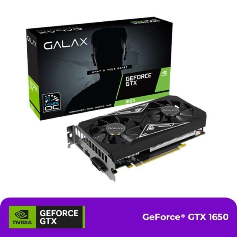 Oc 4gb Graphics Card Galax 1650 Ex Plus Dual Fan 1650 Plus