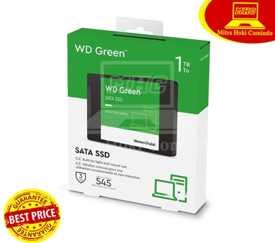 Wd Green Sata Ssds 480gb Western Digital Wd Green Ssd Green - Main Image