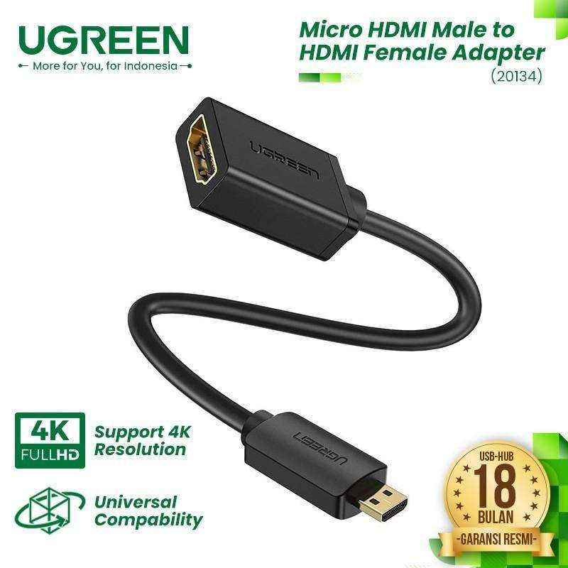 Jual Kabel Micro Hdmi To Hdmi Ugreen 20134 Cable 22cm Di