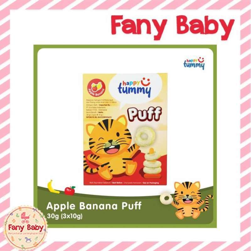 Jual Happy Tummy Puff 30gr Apple Banana Di Seller Fany Baby Itc