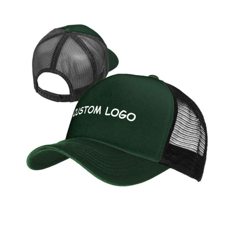 Topi Trucker Jaring Hat Cap Distro HITAM HIJAU banyak WARNA NAMA TULISAN  GAMBAR LOGO SENDIRI SABLON BEBAS polos custom indonesia pria wanita keren