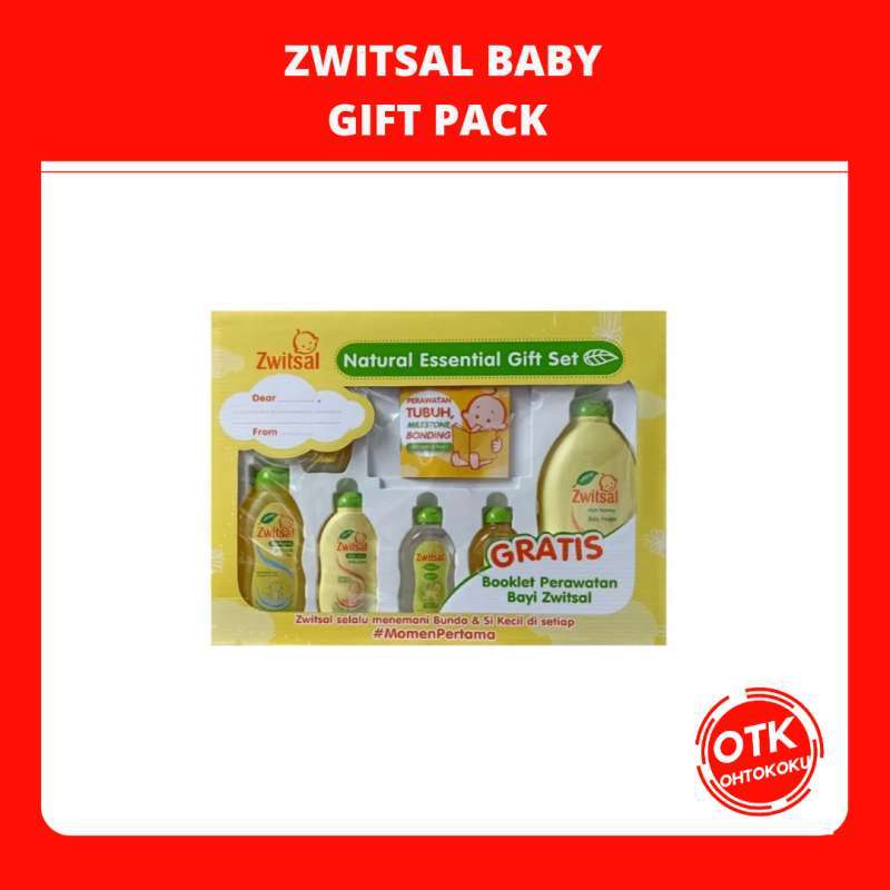 ZWITSAL BABY GIFT PACK PAKET PERAWATAN BAYI ESSENTIALS BOX 6PCS