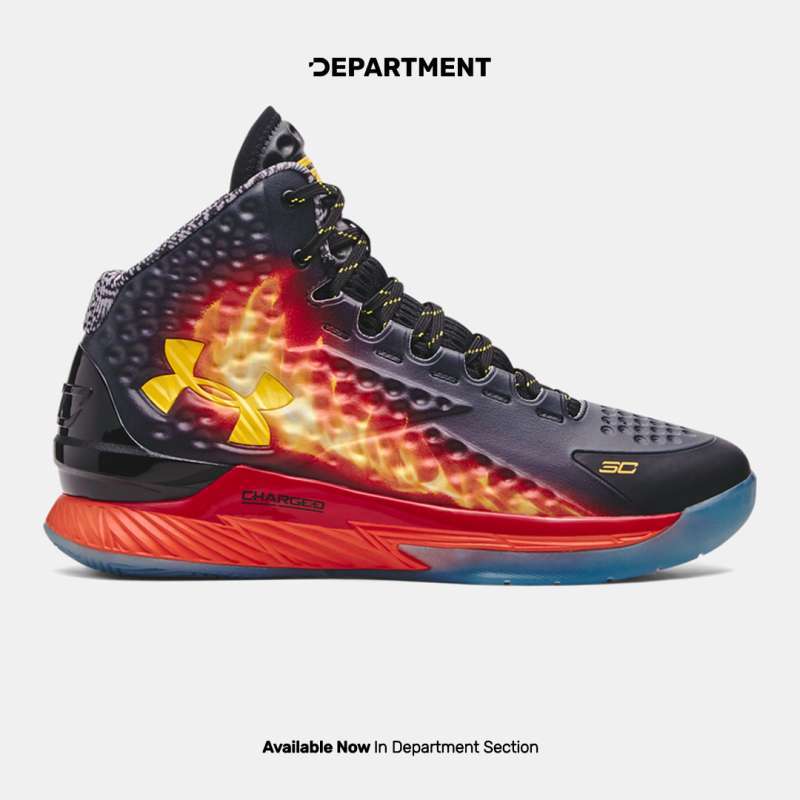 Stephen Curry Sepatu Basket Under Armour Curry Curry Neon 2025