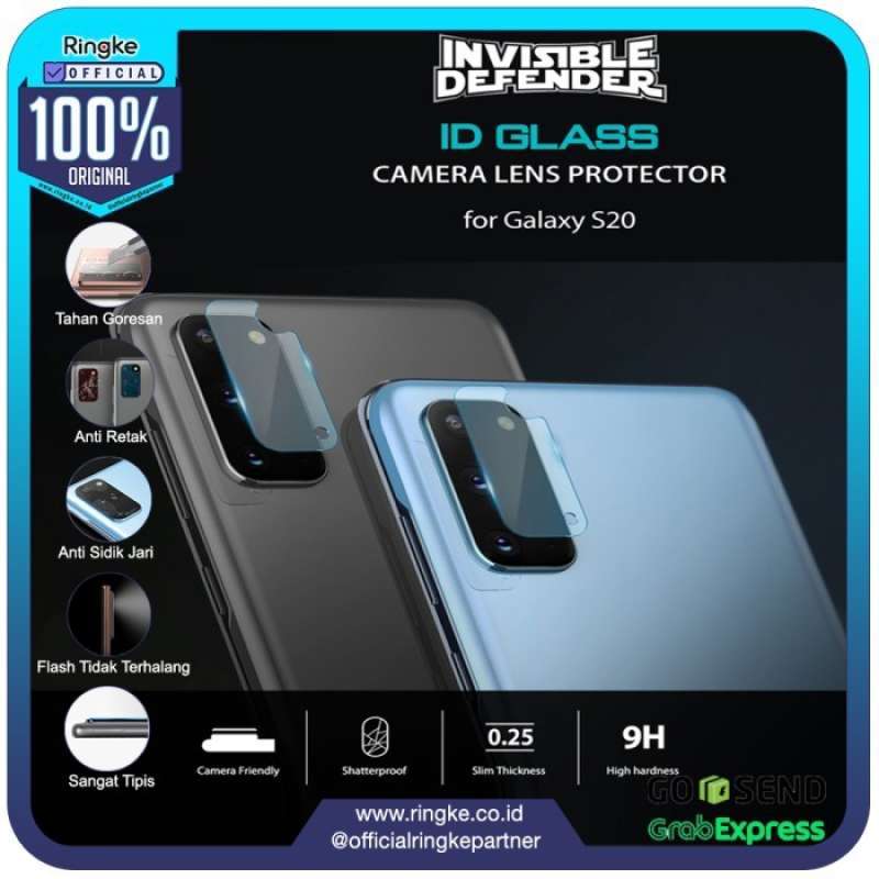 Ringke S20 S20 Plus S20 Ultra Pelindung Camera Tempered Glass piece