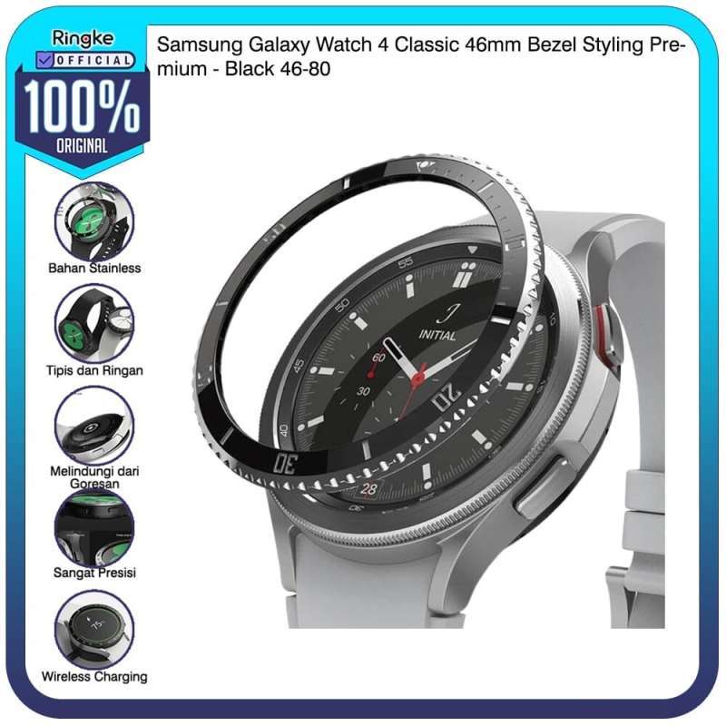 Casing Samsung Galaxy Watch 40mm 41mm 42mm /43mm 44mm 45mm 46mm  Bezel Styling Premium Pelindung Jam Tangan Tahan Bentur Anti Crack