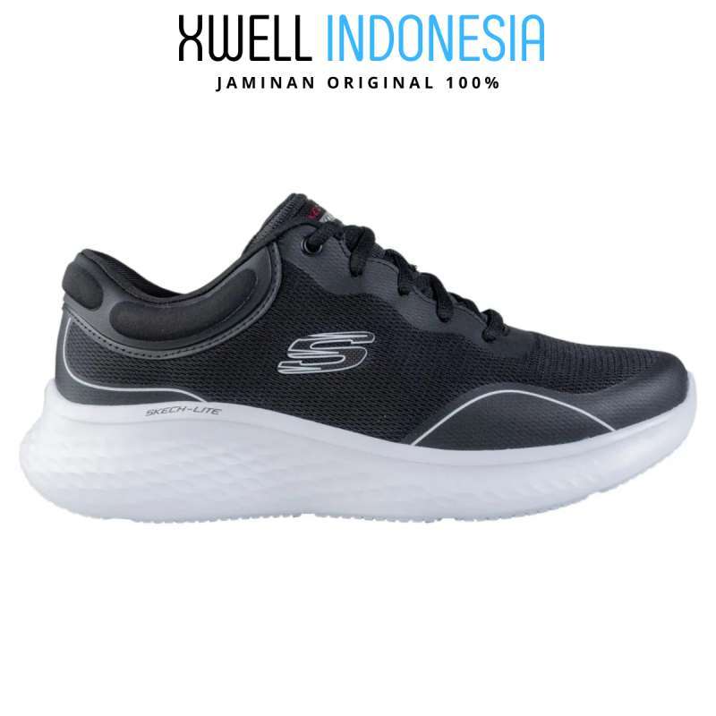 Sepatu Sneakers Skechers Pria Sport Skech Lite Pro Original 232774BKW