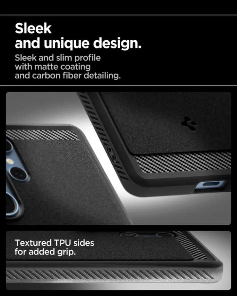 ORIGINAL Case Samsung Galaxy S25 Ultra 5G 2025 Spigen Rugged Armor Magsafe  Carbon Fibre Accent Casing Magnetic MagFit Cover New