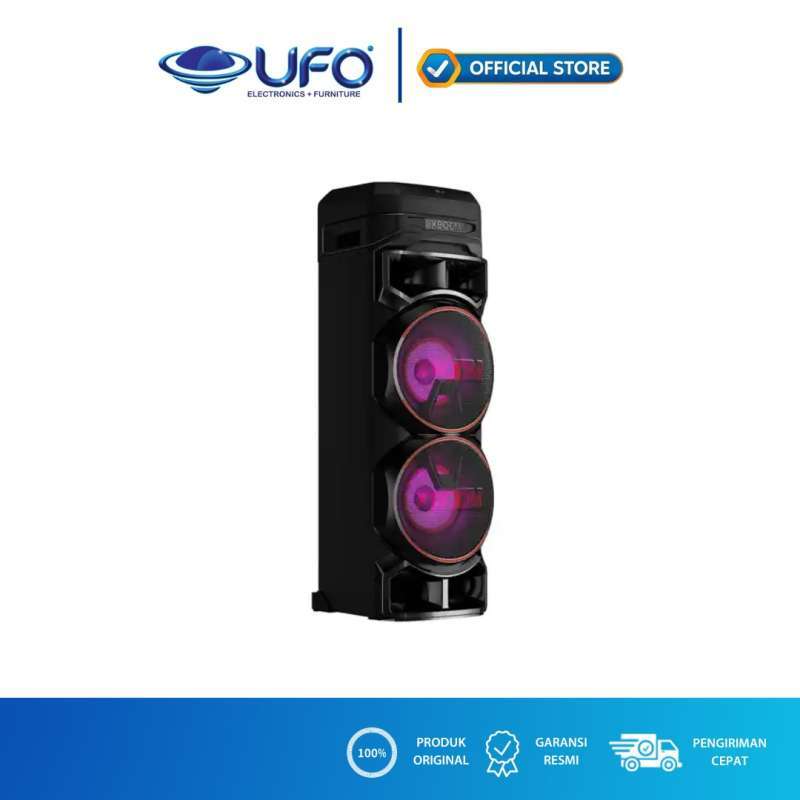 LG XBOOM Bluetooth Speaker with Dolby Audio and Multi-Color Lighting, Perfect for Music Lovers, 2-Way 4 Speaker System with EQ Variations, Ideal for Parties