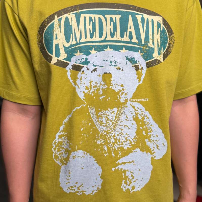 Jual Adlv Vintage Overlap Bear Short Slevee T-shirt Acme De