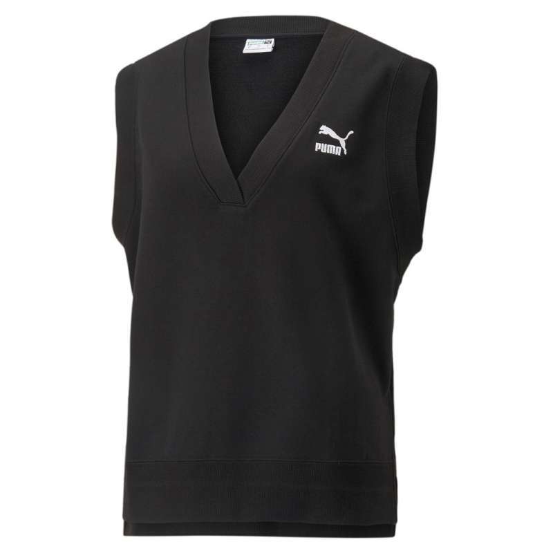 PUMA Atasan Wanita Classics V-Neck Vest 538076 01 - Main Image