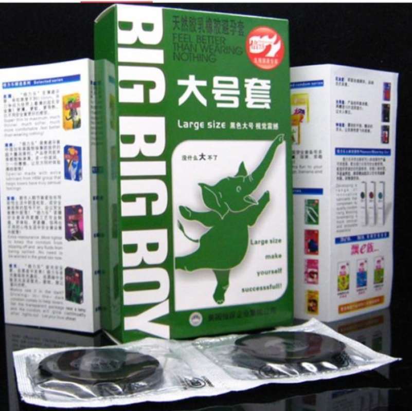 Promo Condom Big Elephant Extra Size Xl Condoms, Size 55-58 Mm., Slim ...