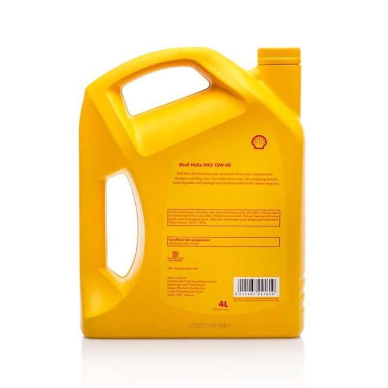 Jual Shell Oli Mobil Helix Hx5 Premium Multigrade 15w-40 Api Sn/cf 4 L ...