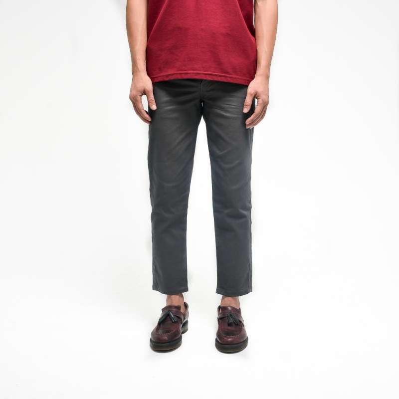 Dryroots Inc Pants Celana Ankle Pants Chino Casuals Slim Fit Grey