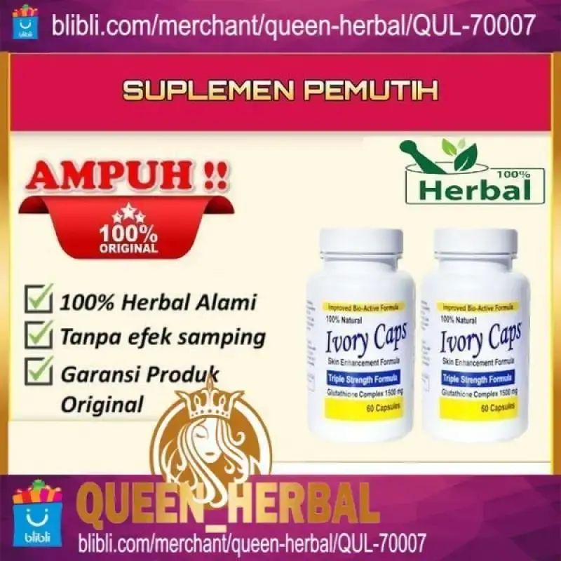 Kapsul Pemutih Glutathione Gratis Ongkir 🏷️ Harga Murah Mei 2026