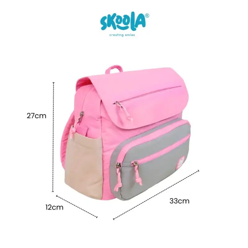 Skoola Tas Sekolah Anak SD Perempuan Ransel Korea Waterproof - Phily