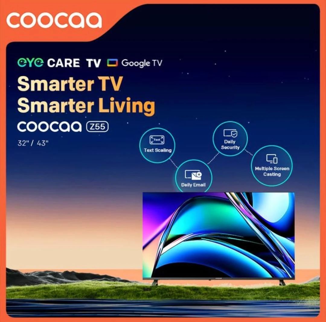 Promo Coocaa 43z55 Smart Led 43 Inch Google Tv - Digital - Flicker Free ...