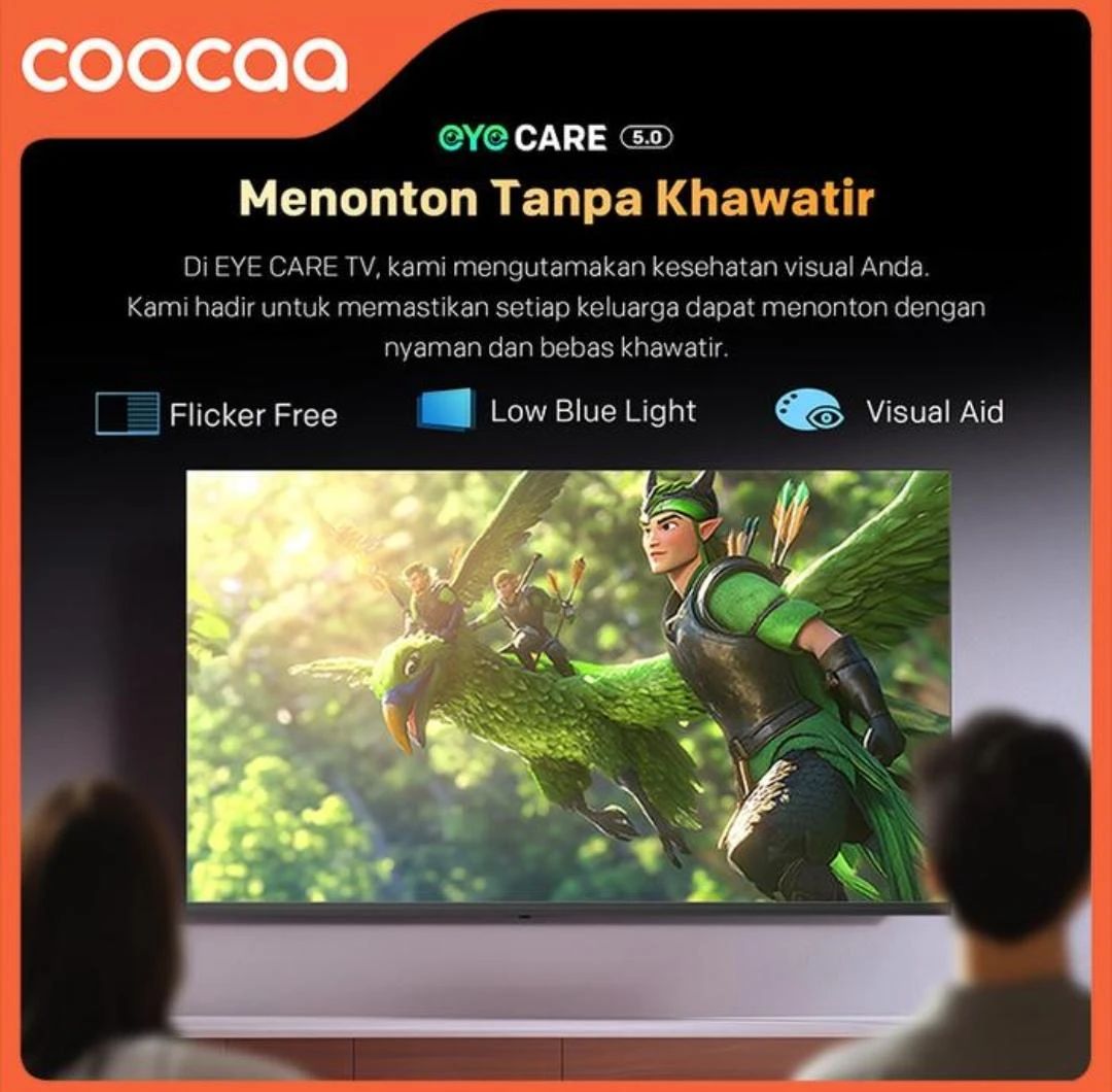 Promo Coocaa 43z55 Smart Led 43 Inch Google Tv - Digital - Flicker Free ...