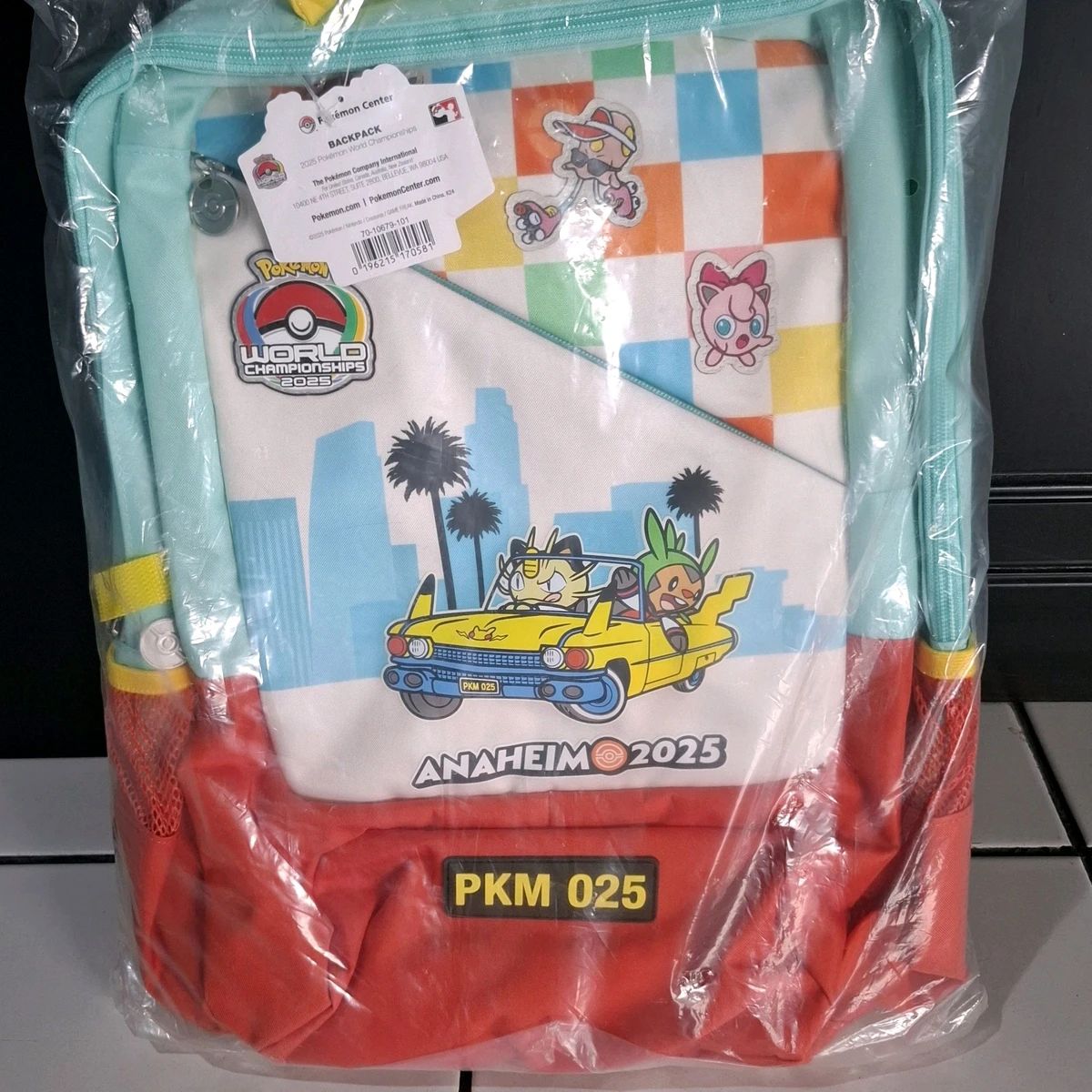 Promo Tas Pokemon World Championships 2025 Anaheim Backpack/ransel 