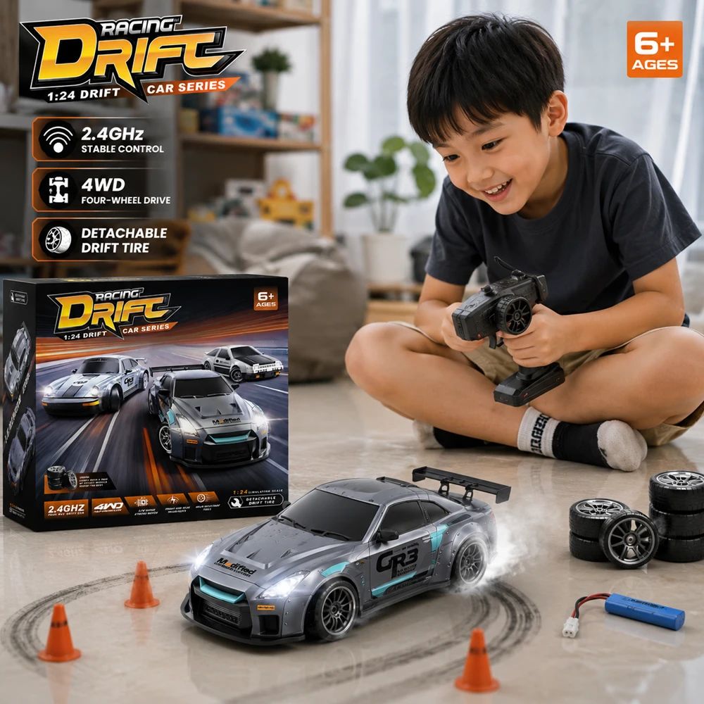 Mobil Racing Remote Control Promo Rc Drift Car 1:24 4wd Mobil Remote Control Drift Racing 2.4ghz ...
