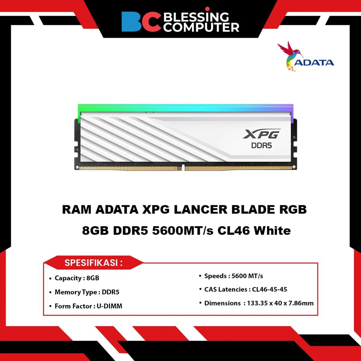 Daftar Harga RAM Ddr5 Xpg 🔥 Original & Spesifikasi Lengkap Oktober 2026