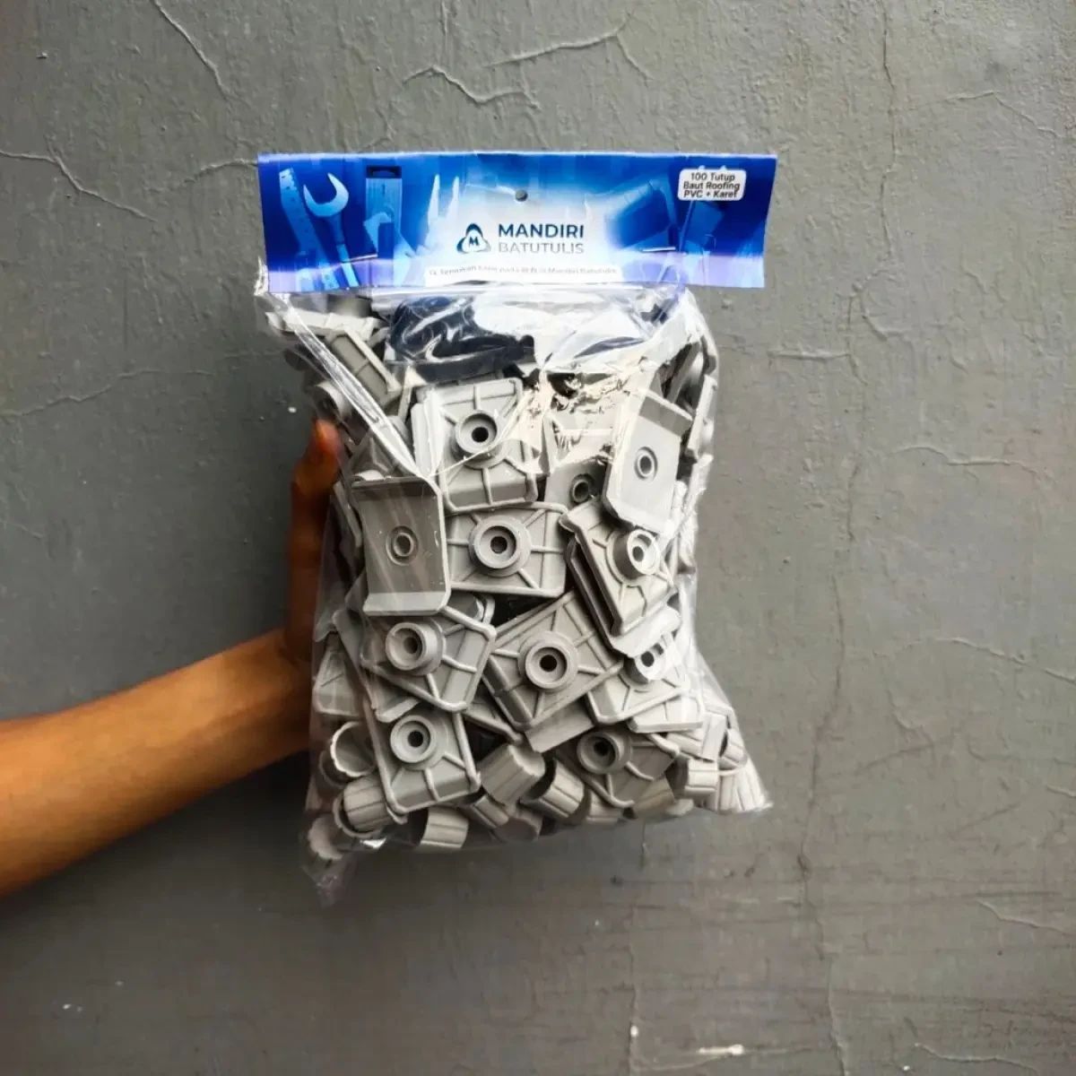 Jual (1 Bungkus Isi 100 Pcs) Tutup Baut Roofing Pvc Tebal + Karet Seal ...