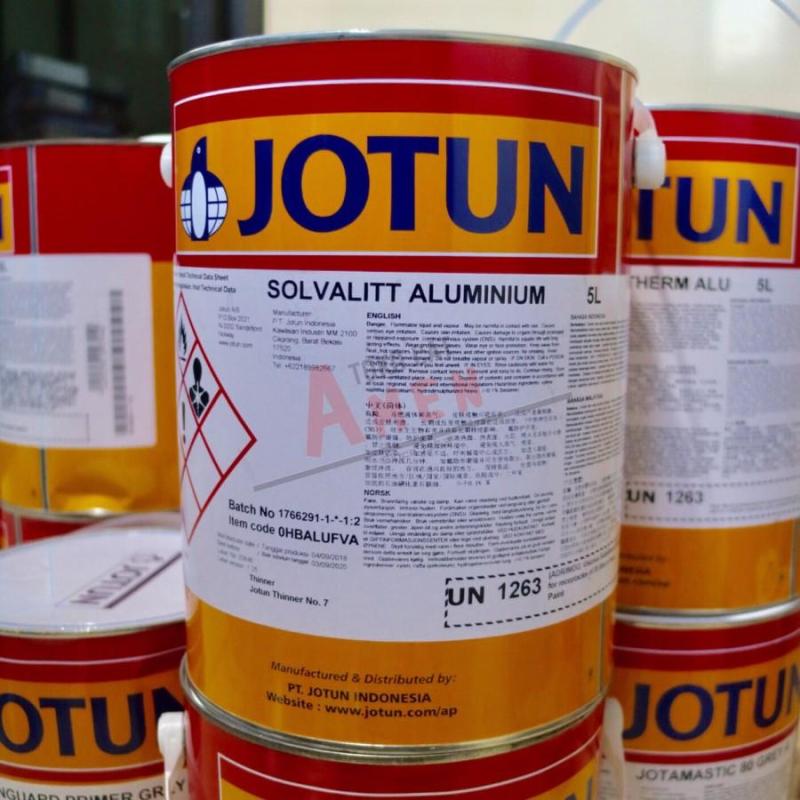 Jual Jotun Solvalitt Aluminium 5lt / Cat Silicone Acrylic Tahan Panas ...