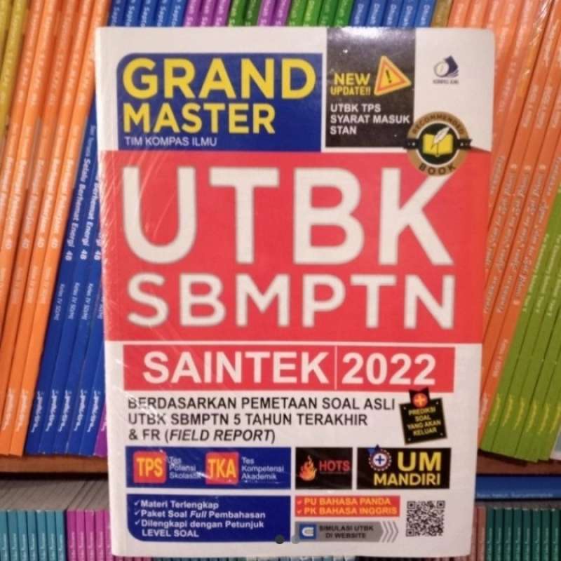 Promo BUKU GRAND MASTER UTBK SBMPTN SAINTEK 2022 PENERBIT KOMPAS ILMU