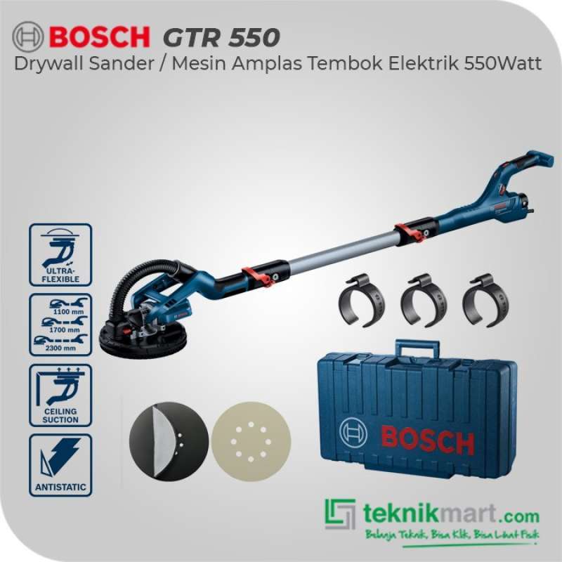 Promo Bosch GTR 550 550W 225MM Drywall Sander / Mesin Amplas Elektrik ...