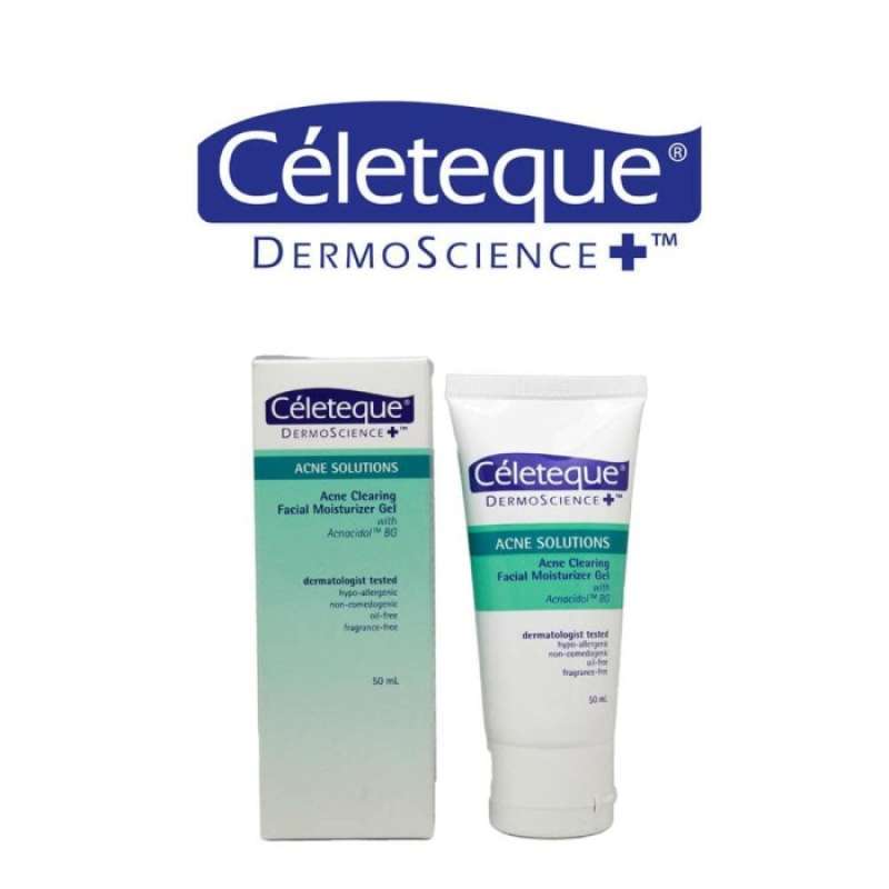 Promo CELETEQUE ACNE CLEARING FACIAL MOISTURIZER GEL 50ML Diskon 23 di