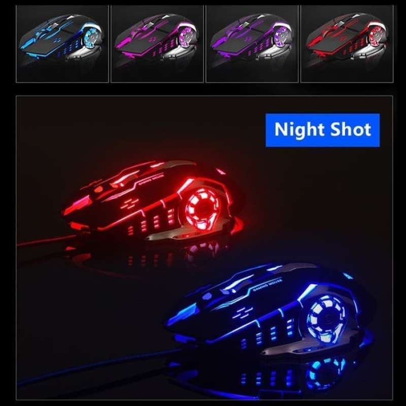 Promo Mouse Gaming AULA S20 Optical Wired 2400DPI RGB Driver - AULA S ...