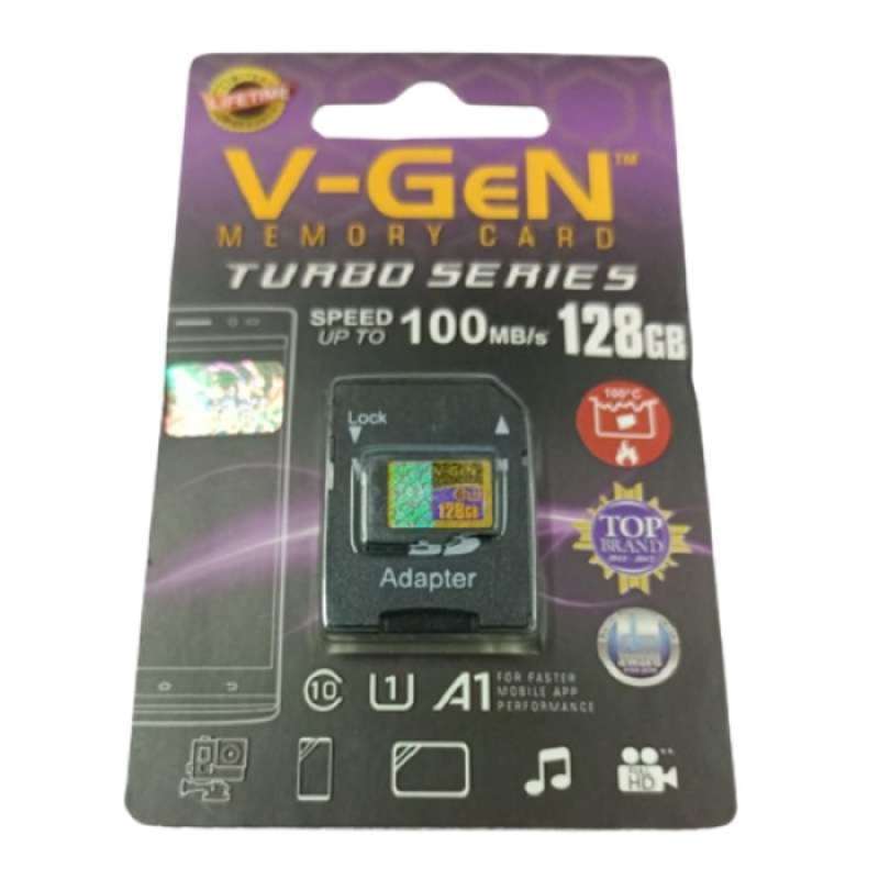 Promo Memori VGeN MicroSD Card TF 128GB Class 10 Turbo V GeN Memory promo-memori-vgen-microsd-card-tf-128gb-class-10-turbo-v-gen-memory
