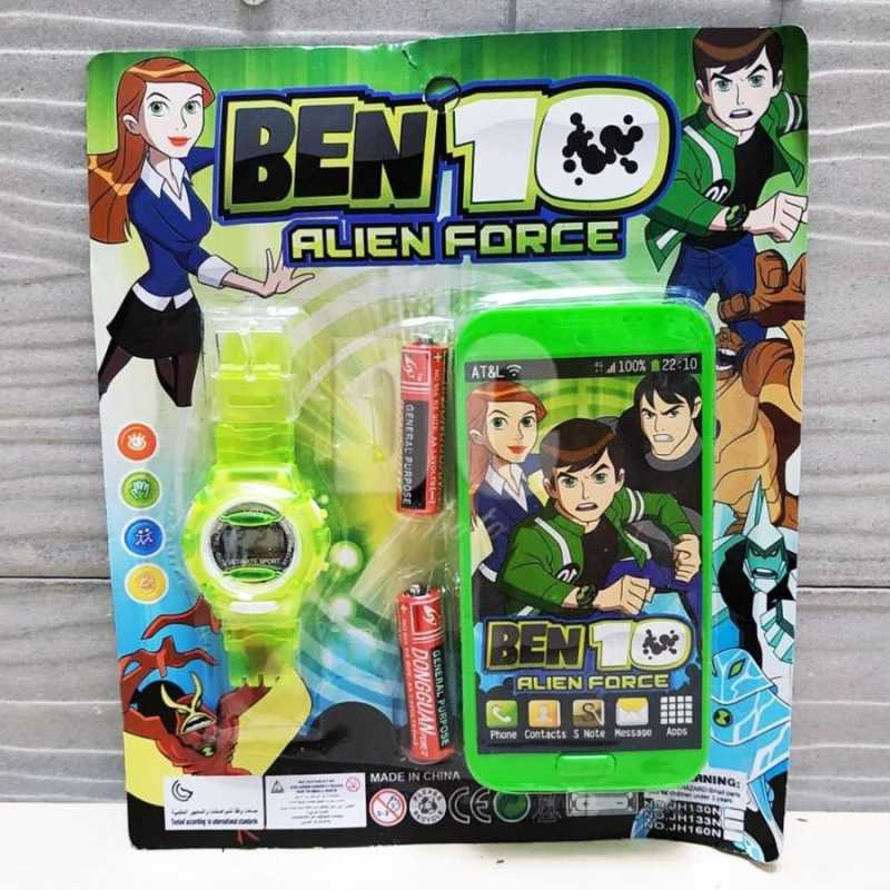 Jual HP Karakter & Jam Anak SetHandphone Musik & Jam Digital Anak di