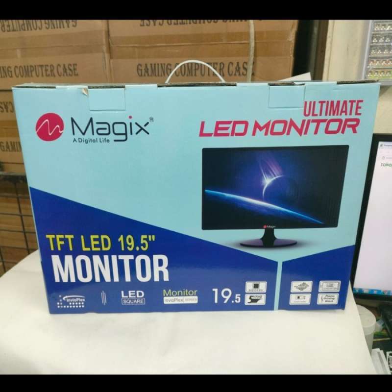 Promo Monitor Led Magix 19,5 Inch Vga & Hdmi Gaming Resolusi 1600 X 900 ...