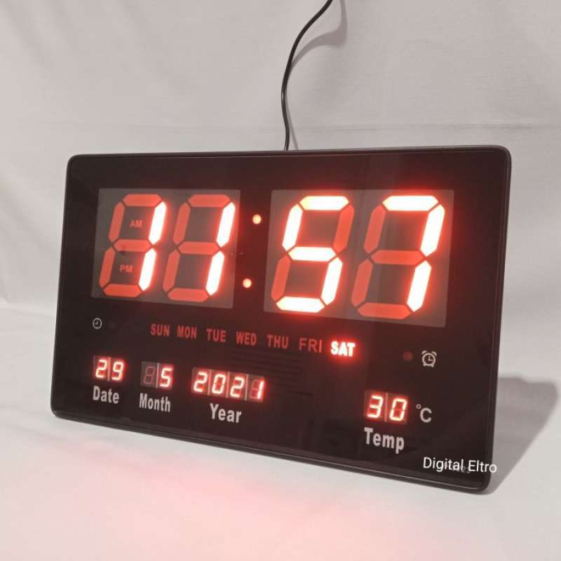 Jual Jam Digital Alarm Led Jumbo 3223 Jam Digital Led Dinding Atau Meja