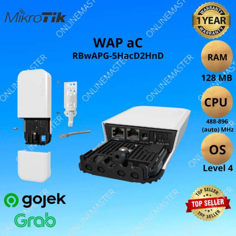 Promo Mikrotik Rbwapg-5hacd2hnd (wap-ac) Router Wireless Diskon 23% Di ...