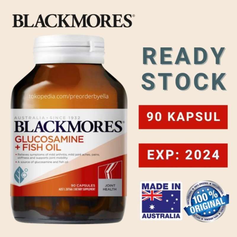 Promo Blackmores Glucosamine + Fish Oil 90 Kapsul / Capsules Diskon 23
