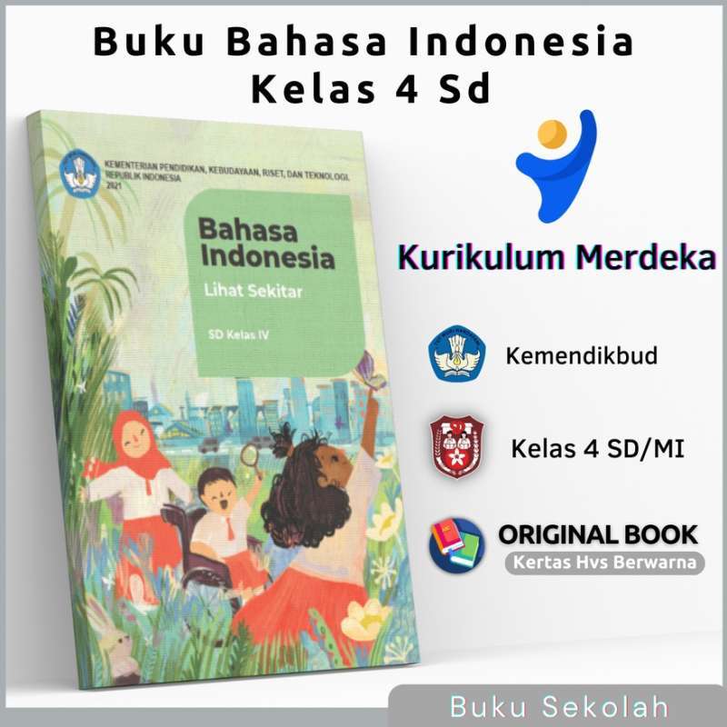 Jual BUKU PAKET BAHASA INDONESIA KELAS 5 SD KURIKULUM MERDEKA 2021 ... Materi bahasa indonesia kelas 5 buku jendela dunia