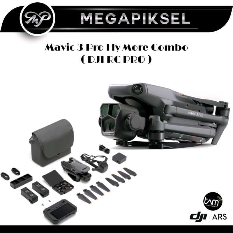 Jual Dji Mavic 3 Pro Fly More Combo ( Dji Rc Pro ) Di Seller Megapiksel Official Store Dji
