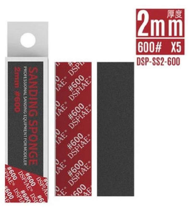 Jual Gundam Tools Dspiae Ss2600 2mm 600 Sanding Sponge (isi 5