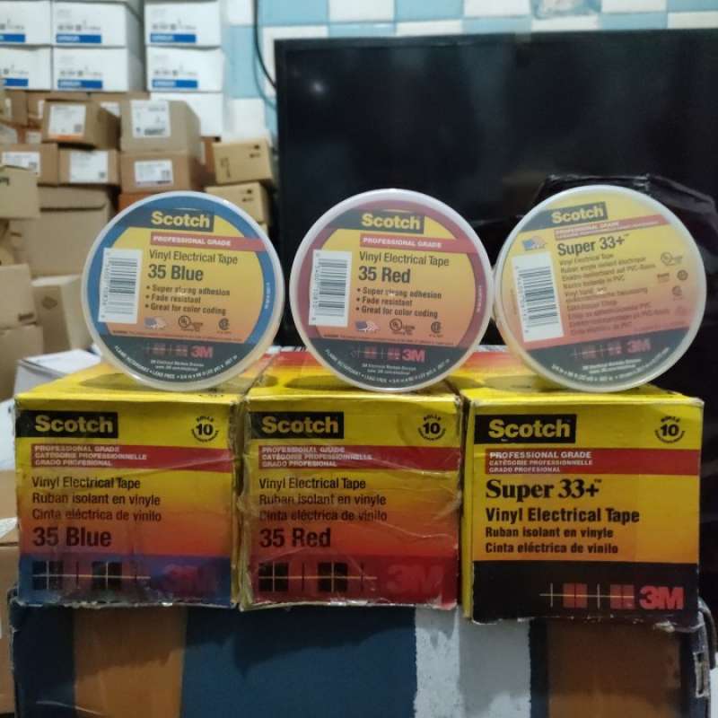 Promo Isolasi Scotch Super 33+ Usa Vinyl Electrical Tape Diskon 17% di ...